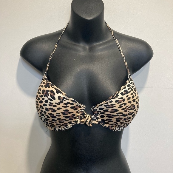 🌺 3/$20 Bluenotes Cheetah print push-up bikini top - Picture 2 of 8